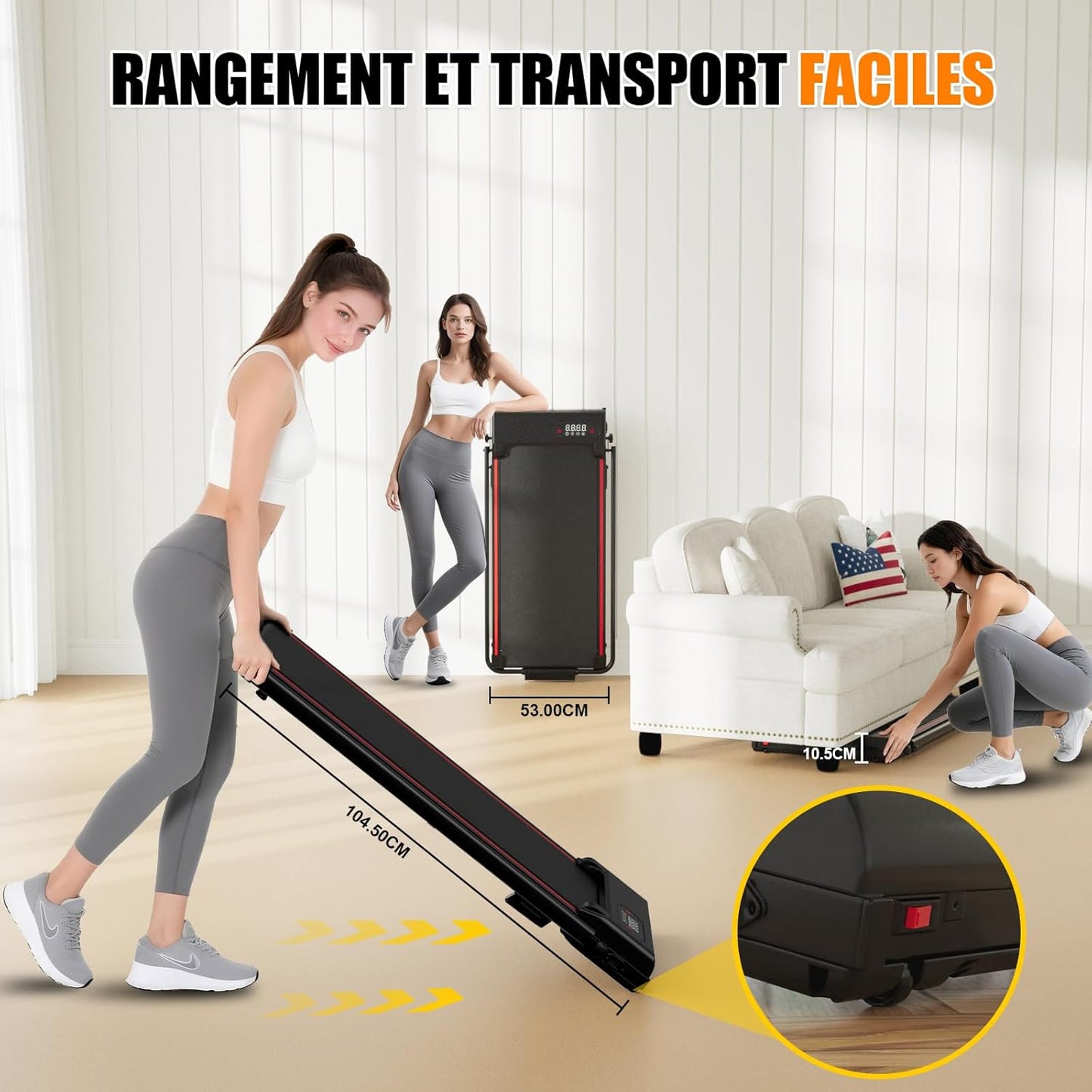 Tapis de Marche Solvex - Restez actif chez vous, sans contrainte